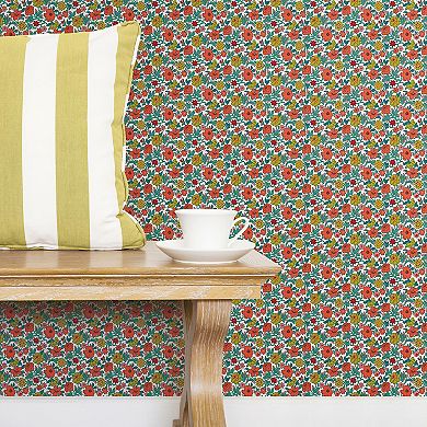 RoomMates Floral Ditzy Vine Peel & Stick Wallpaper