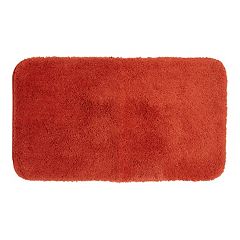 Orange sale bath rugs