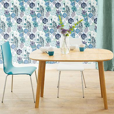 RoomMates Perennial Blooms Peel & Stick Wallpaper