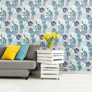 RoomMates Perennial Blooms Peel & Stick Wallpaper