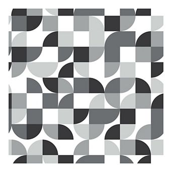 RoomMates Mid-Century Modern Geometric Peel & Stick Wallpaper