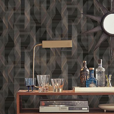 RoomMates Debonair Geometric Peel & Stick Wallpaper
