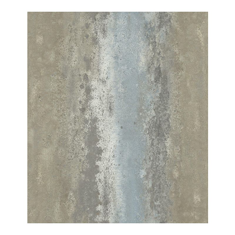 RoomMates Faux Oxidized Peel & Stick Wallpaper, Grey
