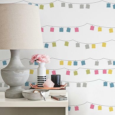 RoomMates Lanterns Peel & Stick Wallpaper