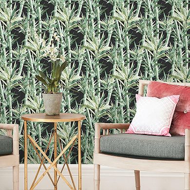 RoomMates Lucky Faux Bamboo Peel & Stick Wallpaper