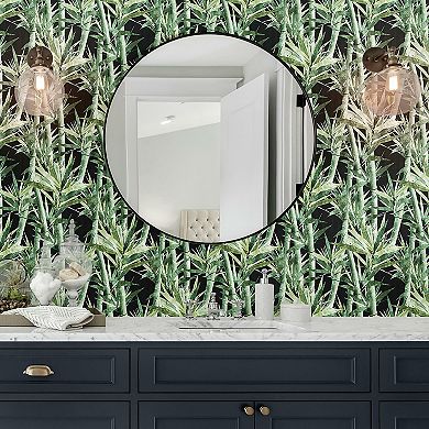 RoomMates Lucky Faux Bamboo Peel & Stick Wallpaper