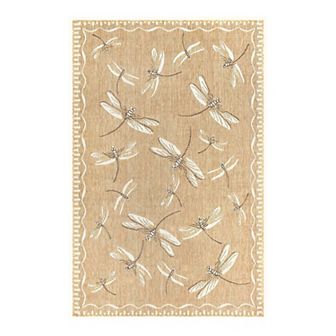 Liora Manne Carmel Dragonfly Indoor Outdoor Rug