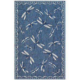 Liora Manne Carmel Dragonfly Indoor Outdoor Rug