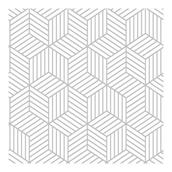 RoomMates Striped Hexagon Peel & Stick Wallpaper