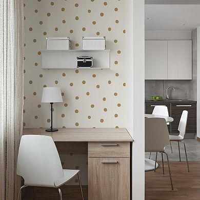 RoomMates Dots Peel & Stick Wallpaper