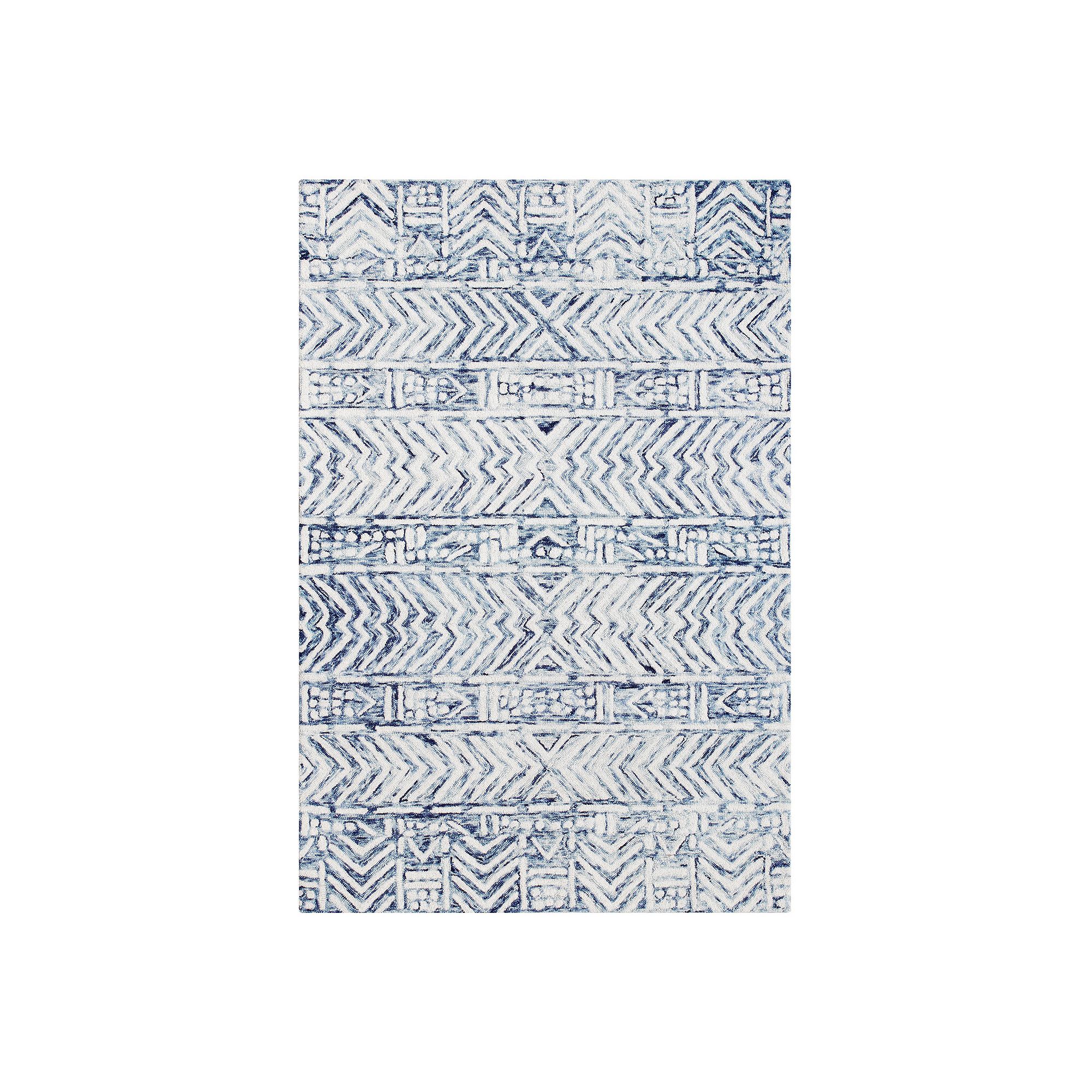 Liora Manne Cyprus Batik Wool Rug, White