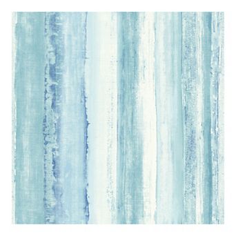 RoomMates Watercolor Stripe Peel & Stick Wallpaper