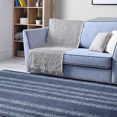 Liora Manne Cyprus Ombre Stripe Wool Rug