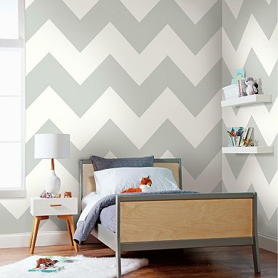 RoomMates Large Chevron Peel & Stick Wallpaper