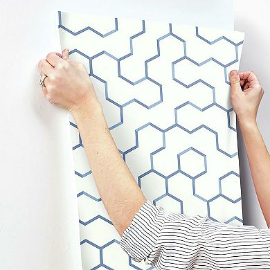 RoomMates Open Geometric Peel & Stick Wallpaper