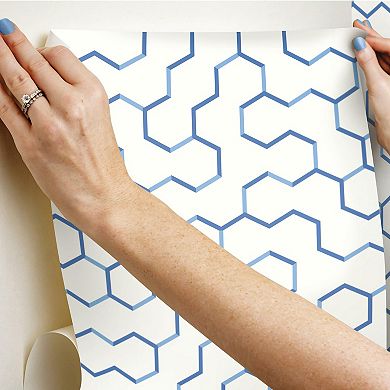 RoomMates Open Geometric Peel & Stick Wallpaper