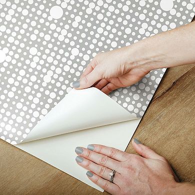 RoomMates Polka Dot Peel & Stick Wallpaper