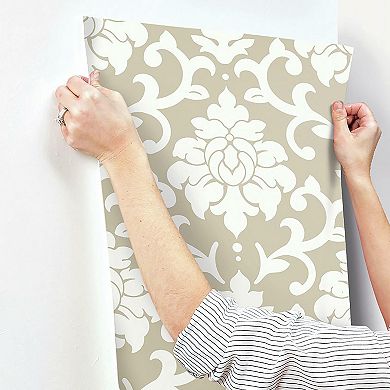 RoomMates Damask Peel & Stick Wallpaper