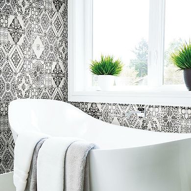 RoomMates Mediterranean Tile Peel & Stick Wallpaper