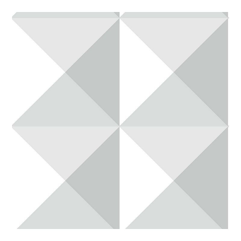 RoomMates Origami Peel & Stick Wallpaper, Grey