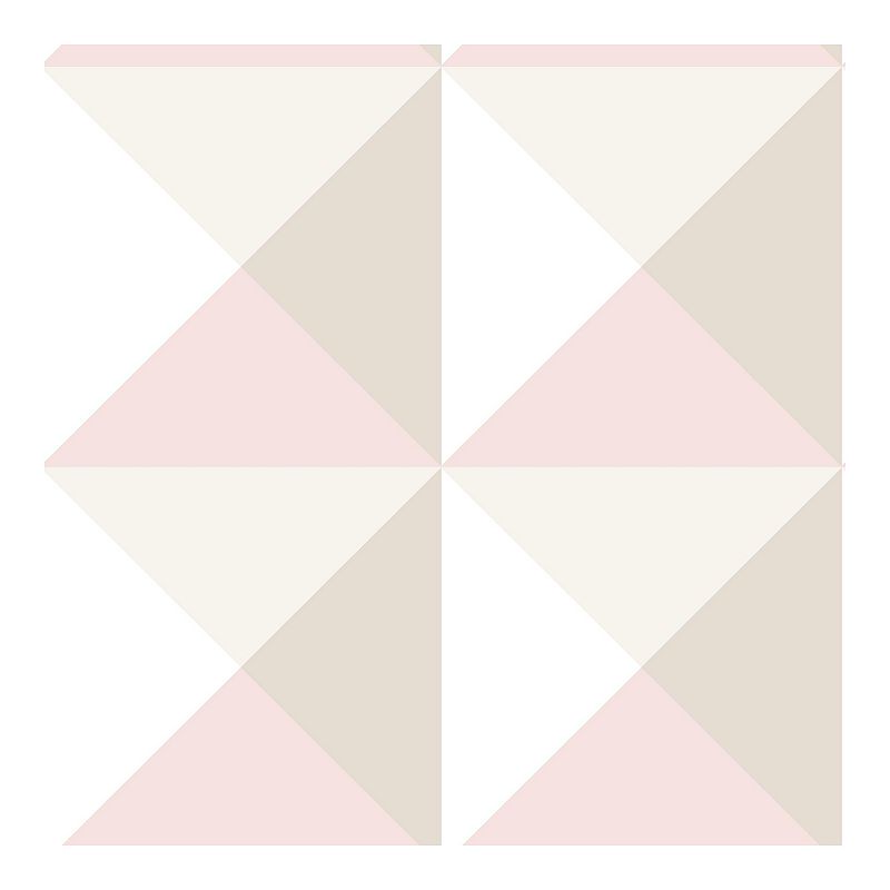 RoomMates Origami Peel & Stick Wallpaper, Pink
