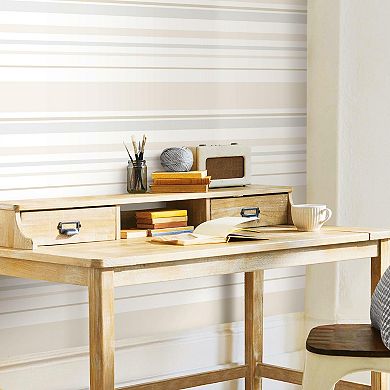RoomMates Stripes Peel & Stick Wallpaper