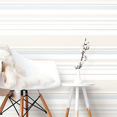 RoomMates Stripes Peel & Stick Wallpaper