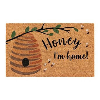 Liora Manne Natura Honey I'm Home Coir Doormat - 18" x 30"