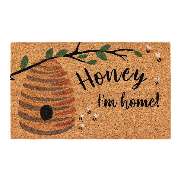 Honey I'm Home Coir Doormat - Entryways