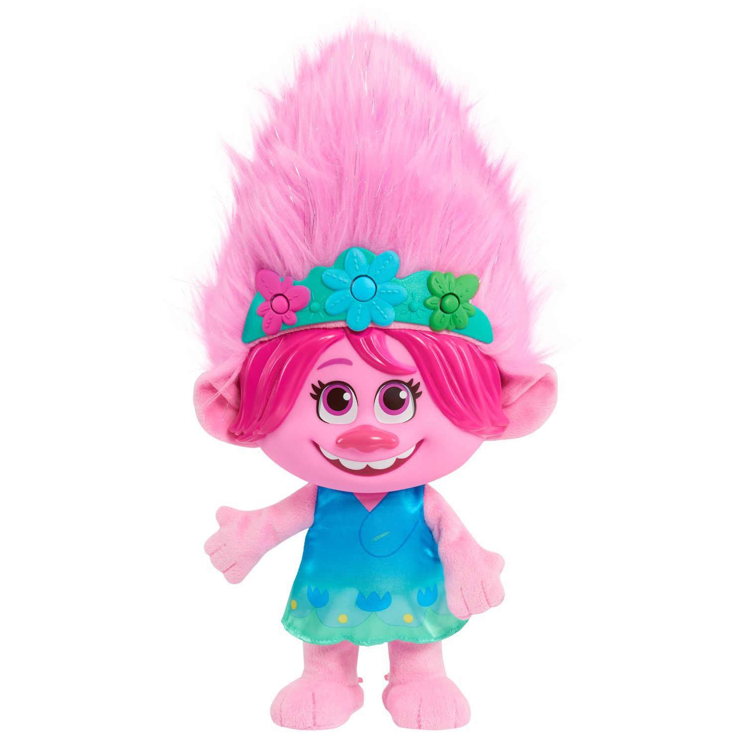 trolls colorful hair