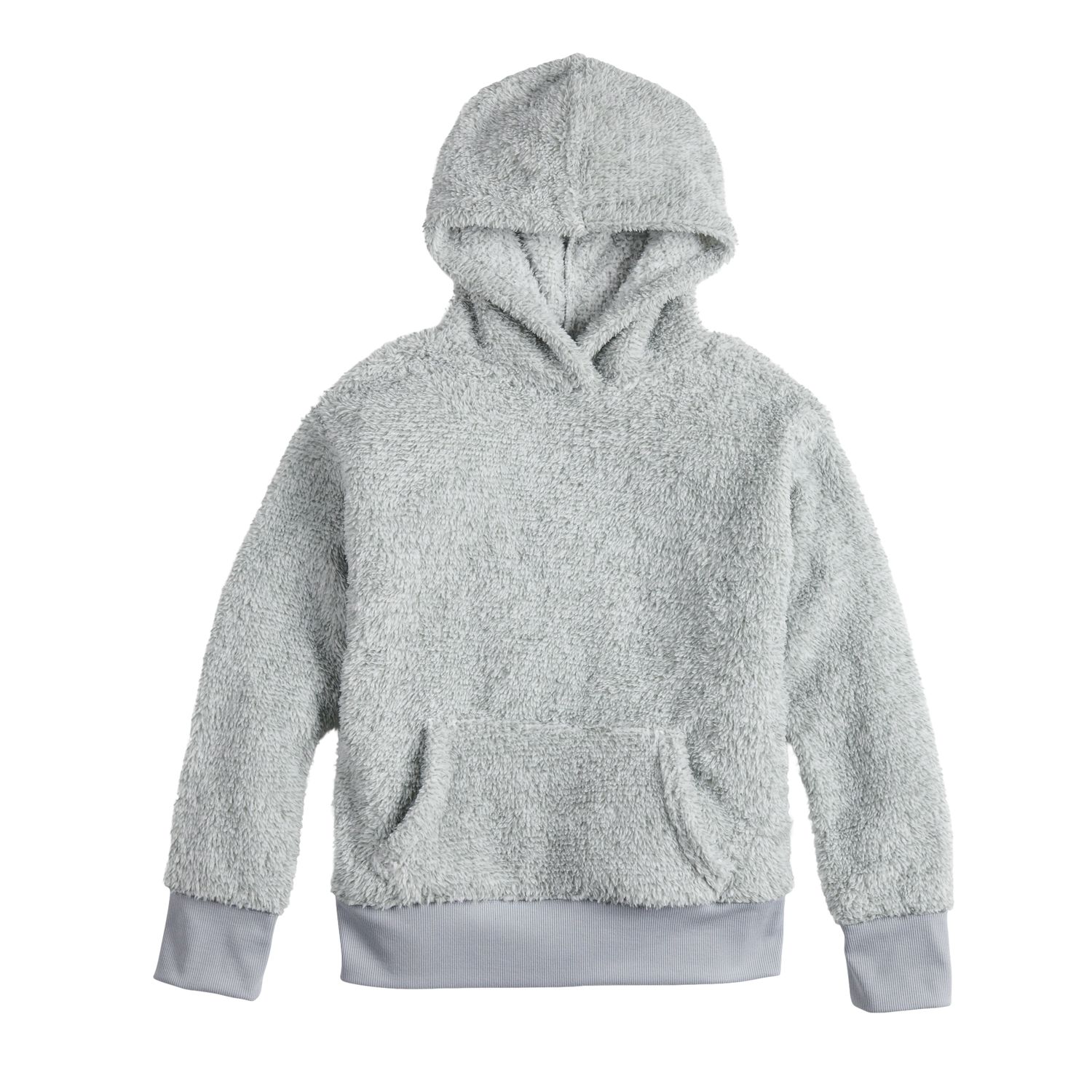 sherpa hoodie pullover