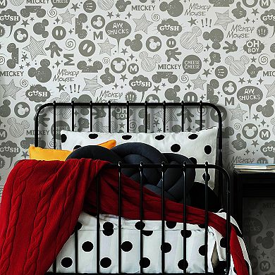 Disney Mickey Mouse Icons Peel & Stick Wallpaper by RoomMates