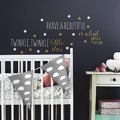 RoomMates Twinkle Little Star Wall Decal