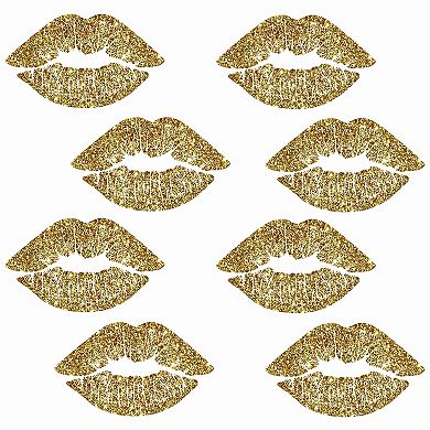 RoomMates Lip Glitter Wall Decals