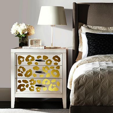 RoomMates Leopard Spot Foil Wall Decals