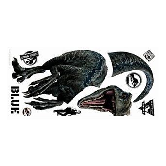 RoomMates Jurassic World 2 Blue Velociraptor Wall Decal
