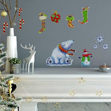 RoomMates Polar Christmas Wall Decal