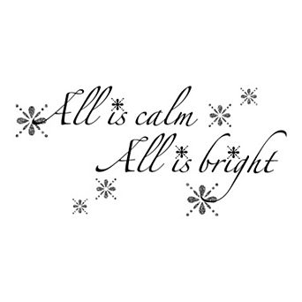 RoomMates All Is Calm Bright Wall Decal