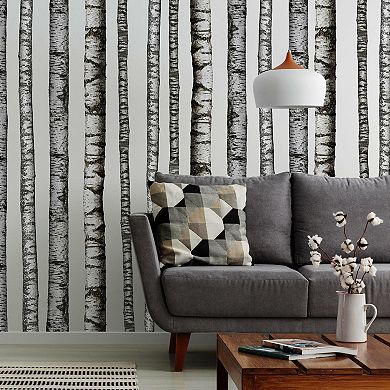RoomMates Realistic Birch Trees Peel & Stick Wall Decals