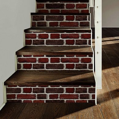 RoomMates Faux Red Brick Peel & Stick Wall Decal