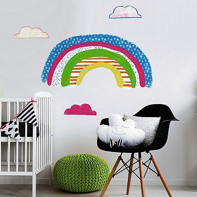 RoomMates Pattern Rainbow Peel & Stick Wall Decal