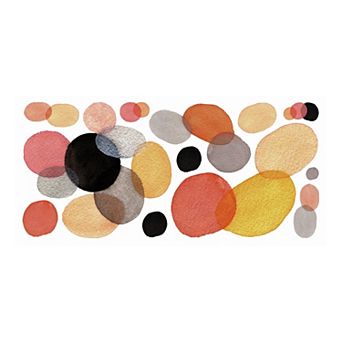 RoomMates Abstract Watercolor Shapes Peel & Stick Wall Decal