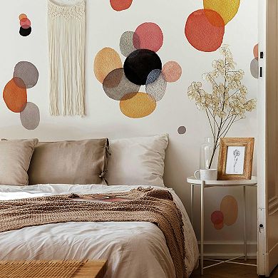 RoomMates Abstract Watercolor Shapes Peel & Stick Wall Decal