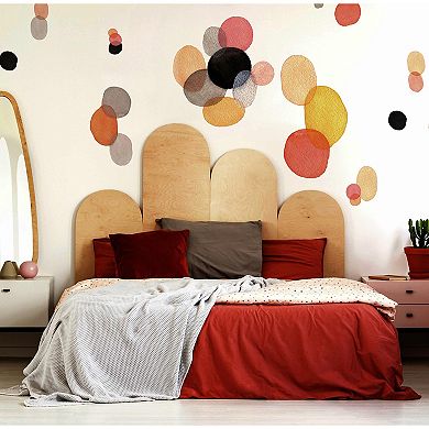 RoomMates Abstract Watercolor Shapes Peel & Stick Wall Decal