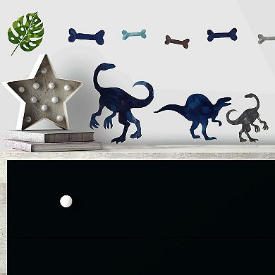 RoomMates Watercolor Dinosaur Peel & Stick Wall Decals