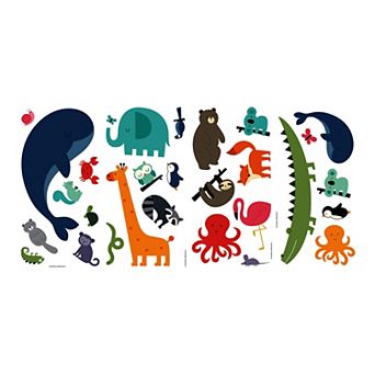 RoomMates We Are One Animal Peel & Stick Wall Decals