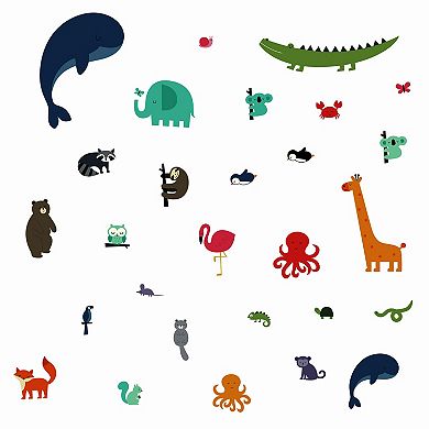 RoomMates We Are One Animal Peel & Stick Wall Decals