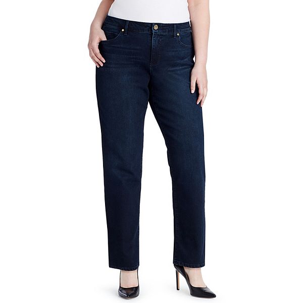 Plus Size Bandolino Mandie Classic Straight-Leg Jeans