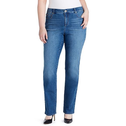 Plus Size Bandolino Mandie Classic StraightLeg Jeans