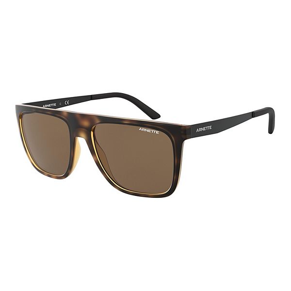 Men's Arnette AN4261 Rectangular Havana Sunglasses